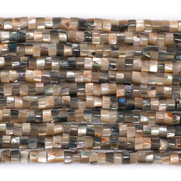 Abalone Shell 5mm Heishi - 15-16 Inch