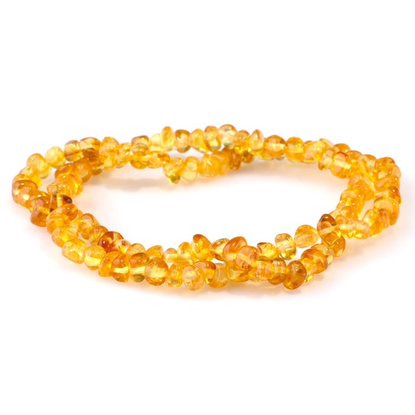 Amber 5-6mm Pebble AA Grade -15-16 Inch