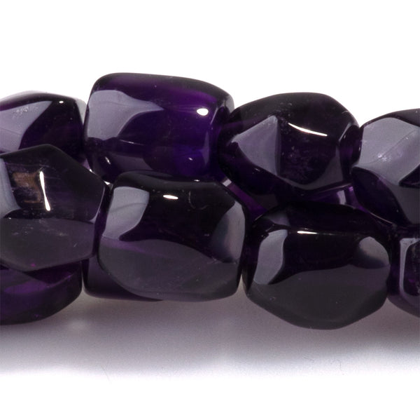Amethyst 7x10mm Nugget - 15-16 Inch