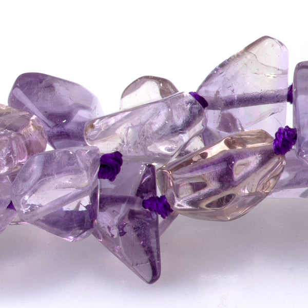 Ametrine 6x8-10x13mm Long Drill Faceted Nugget AA Grade - 15-16 Inch