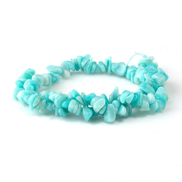 Amazonite 3x9-5x11mm Chip - 15-16 Inch