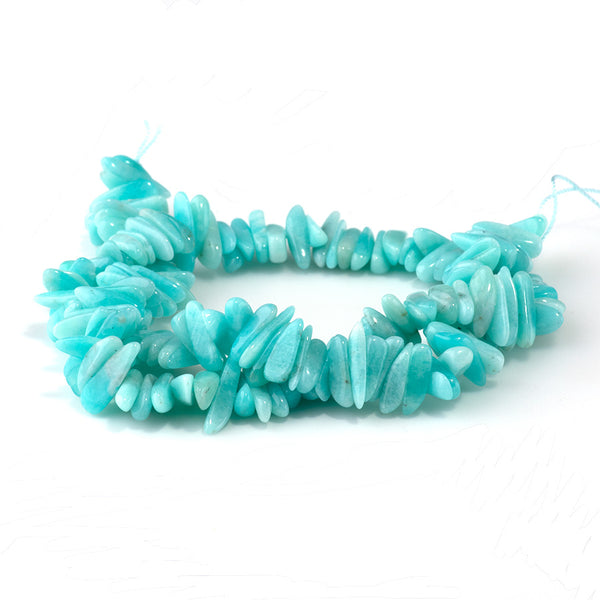 Amazonite 3x12-16mm Chip - 15-16 Inch