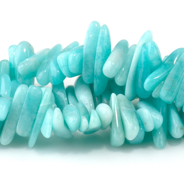 Amazonite 3x12-16mm Chip - 15-16 Inch