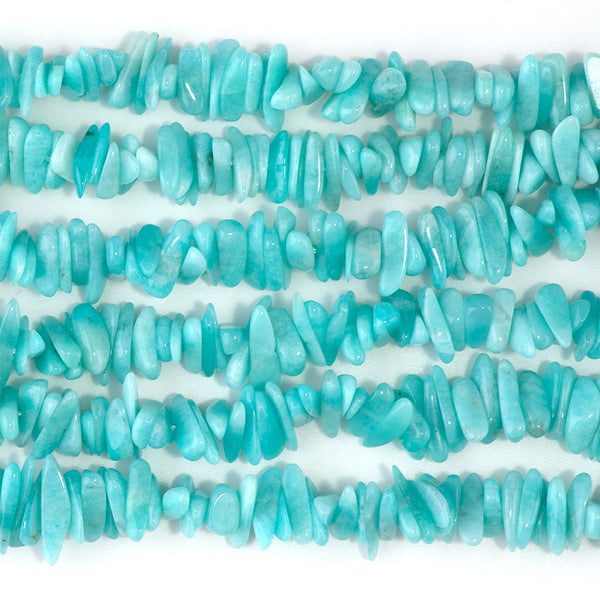 Amazonite 3x12-16mm Chip - 15-16 Inch