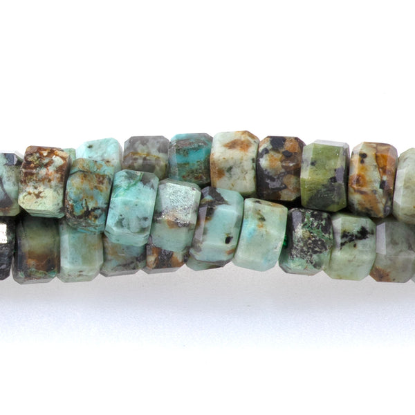 African Turquoise 6mm Hexagon - 15-16 Inch
