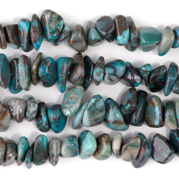 Azurite 5x12-8x16mm Chip - 15-16 Inch