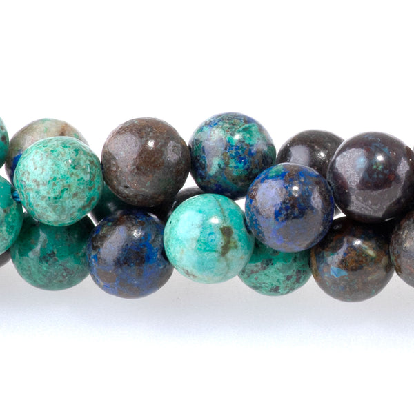 Azurite 6mm Round A Grade - 15-16 Inch