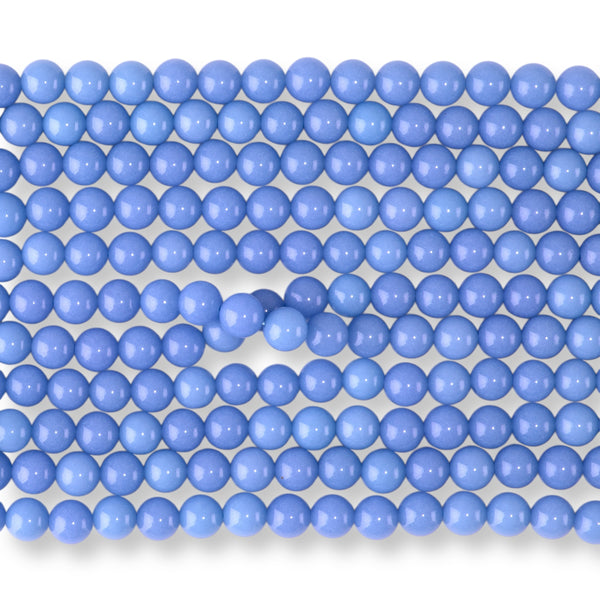 Blue Aragonite 8mm Round - 15-16 Inch LIMITED EDITION