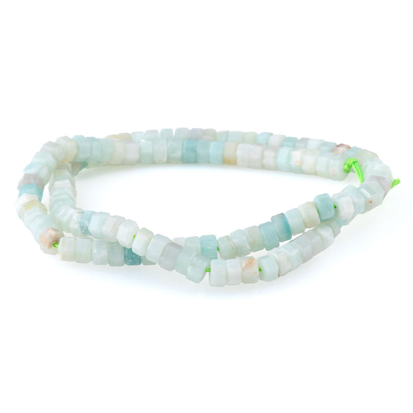Black Gold Amazonite 6mm Hexagon - 15-16 Inch