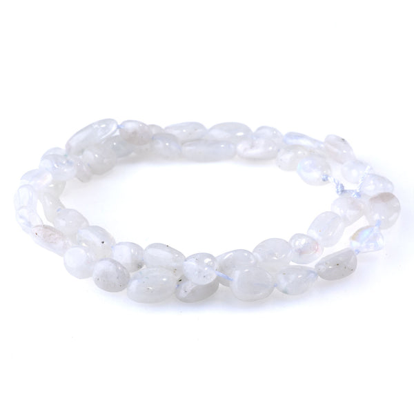 Blue Moonstone 7x9-8x10mm Pebble A Grade - 15-16 Inch