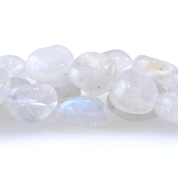 Blue Moonstone 7x9-8x10mm Pebble A Grade - 15-16 Inch