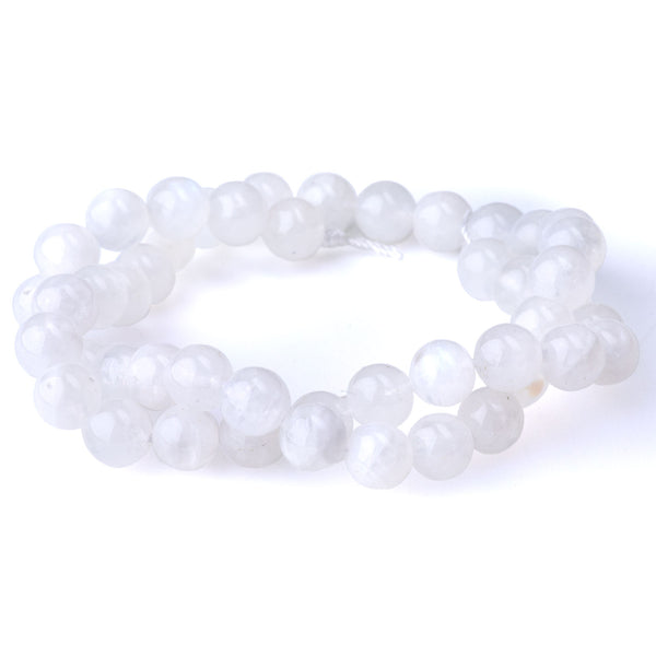 Blue Moonstone 8mm Round - 15-16 Inch