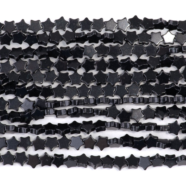 Black Obsidian 6mm Star - 15-16 Inch