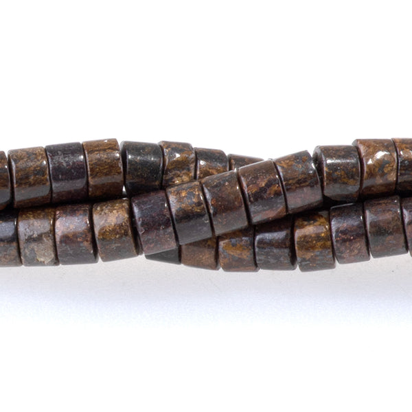 Bronzite 2x4mm Heishi - 15-16 Inch