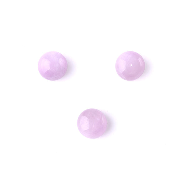 Kunzite 10mm Coin AAA Grade Cabochon