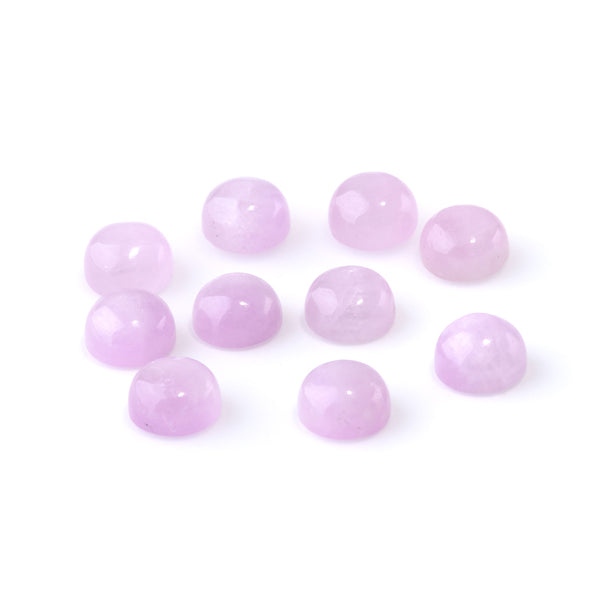 Kunzite 10mm Coin AAA Grade Cabochon