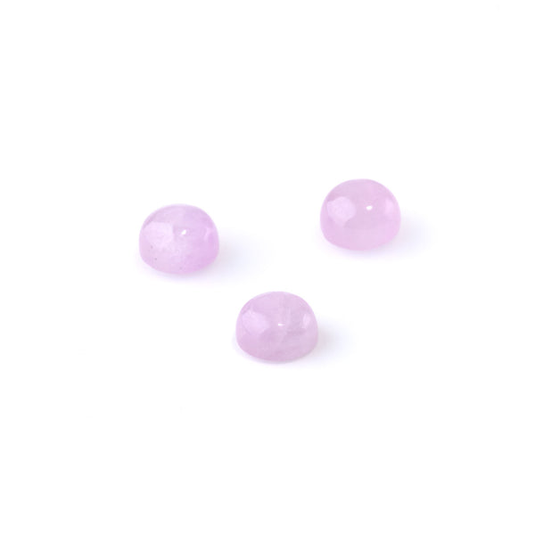 Kunzite 10mm Coin AAA Grade Cabochon