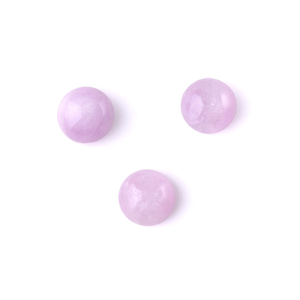Kunzite 12mm Coin AAA Grade Cabochon