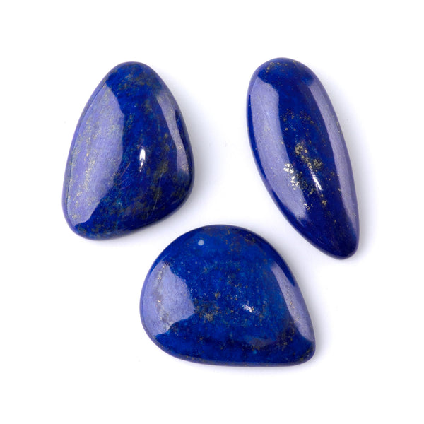 Lapis 12-20x22-34mm AAA Grade Medium Free Form Cabochon