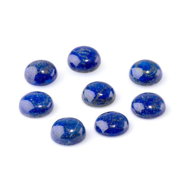Lapis 12mm A Grade Coin Cabochon