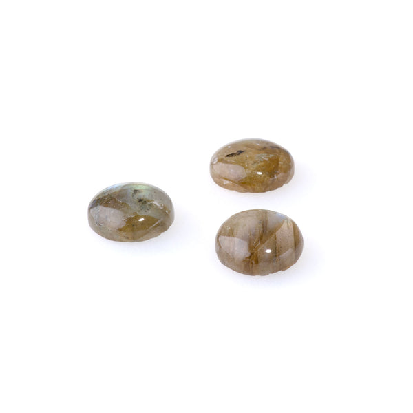 Labradorite 12mm A Grade Coin Cabochon