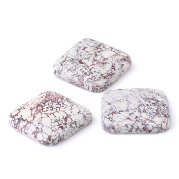 Wild Horse Magnesite 30mm AAA Grade Square Cabochon