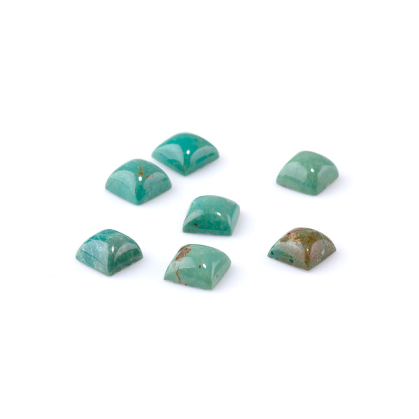 Hubei Turquoise 7mm Square Cabochon