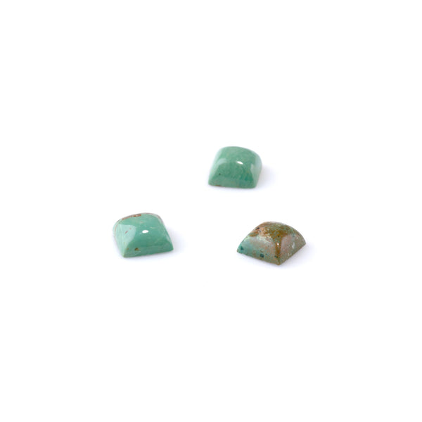 Hubei Turquoise 7mm Square Cabochon