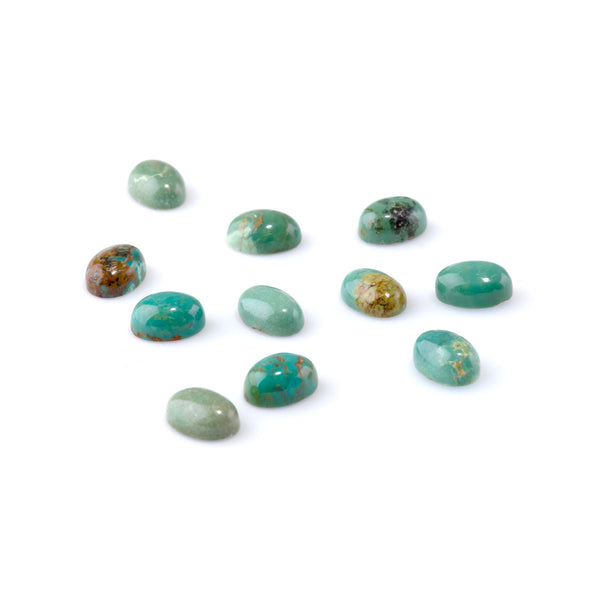 Hubei Turquoise 7x5mm Oval Cabochon