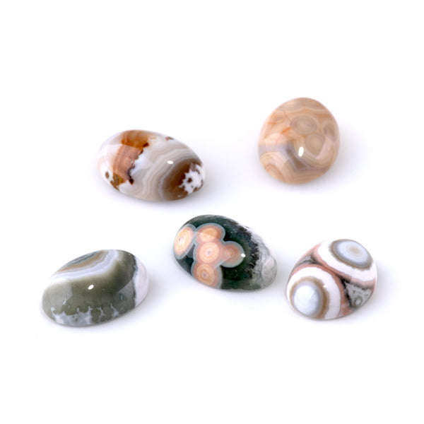 Ocean Jasper 13x18mm AAA Grade Oval Cabochon