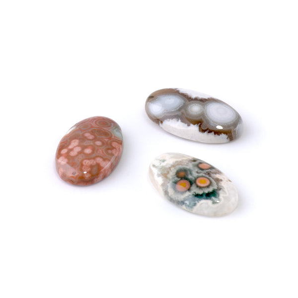 Ocean Jasper 14x23mm A Grade Oval Cabochon