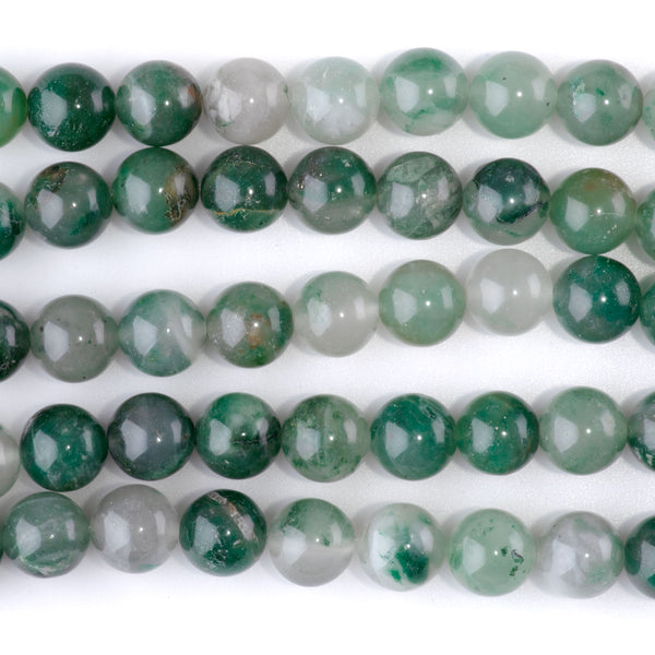 Green Chalcedony 10mm Round - 15-16 Inch