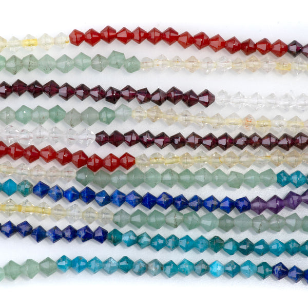 Chakra 4mm Faceted Bicone - 15-16 Inch