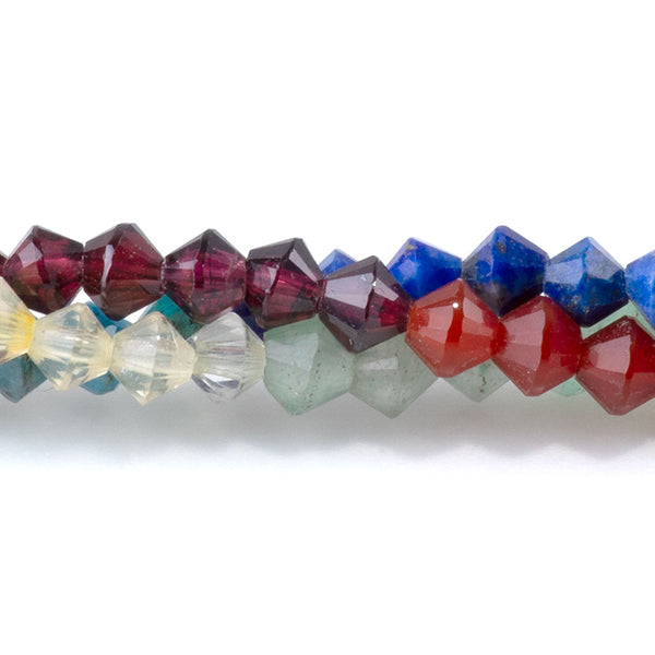 Chakra 4mm Faceted Bicone - 15-16 Inch