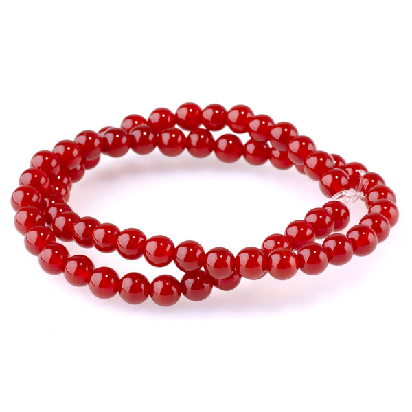 Carnelian 6mm Round - 15-16 Inch