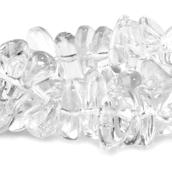 Crystal Quartz 6x9-7x10mm Chip - 15-16 Inch