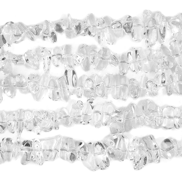 Crystal Quartz 6x9-7x10mm Chip - 15-16 Inch