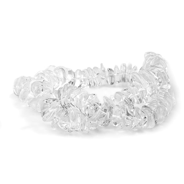 Crystal Quartz 7x13-6x19mm Chip - 15-16 Inch