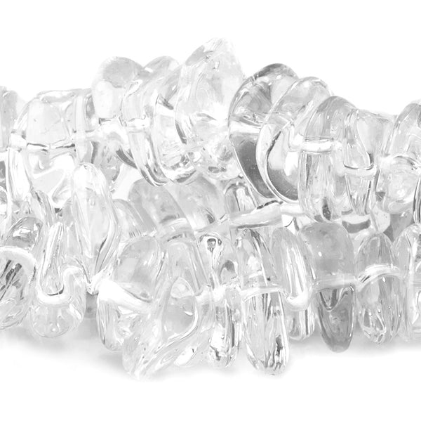 Crystal Quartz 7x13-6x19mm Chip - 15-16 Inch