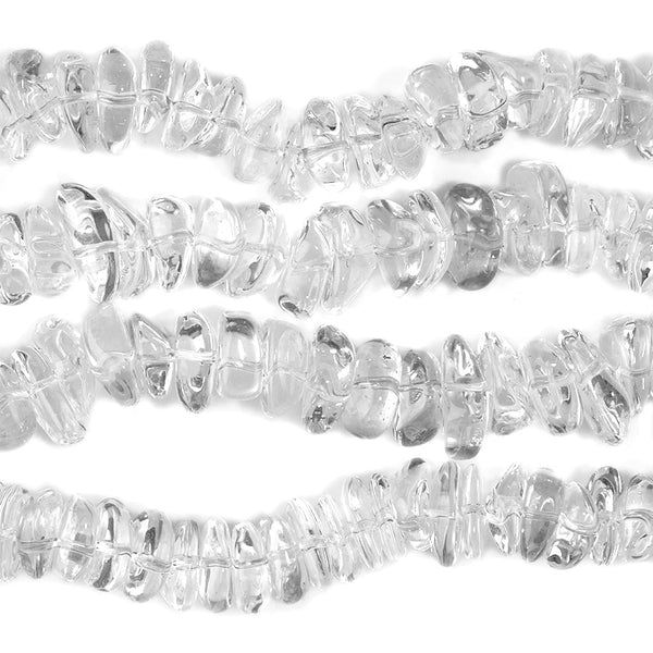 Crystal Quartz 7x13-6x19mm Chip - 15-16 Inch