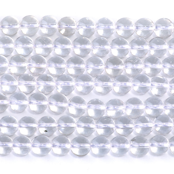 Crystal Quartz 8mm Round A Grade - 15-16 Inch