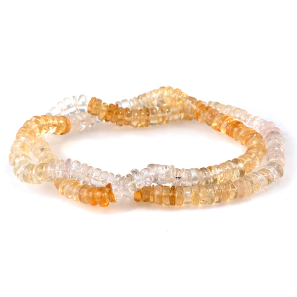 Citrine 6-9mm Band Irregular Tyre - 15-16 Inch