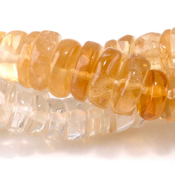 Citrine 6-9mm Band Irregular Tyre - 15-16 Inch