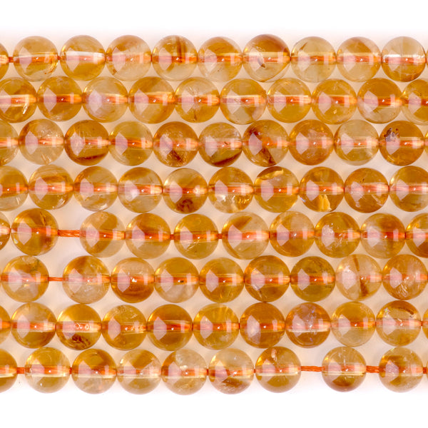 Citrine 6mm Round AAA Grade - 15-16 Inch