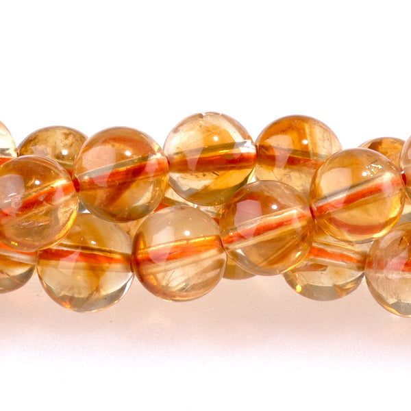 Citrine 6mm Round AAA Grade - 15-16 Inch