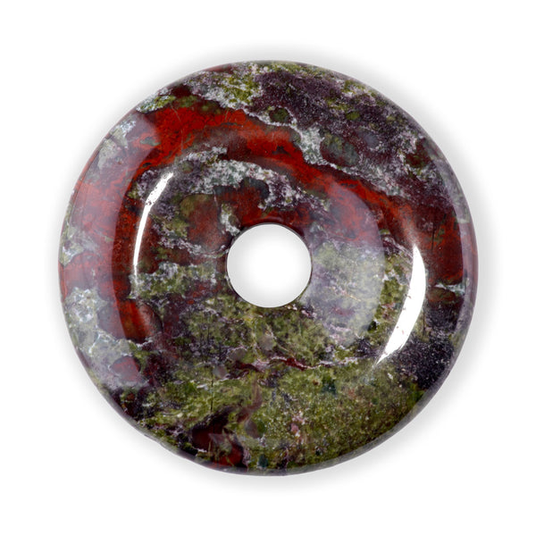 Dragon Blood Jasper 40mm Donut Pendant