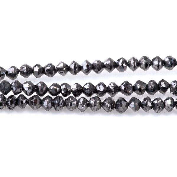 Black Diamond 2mm Faceted Round - Limited Editions