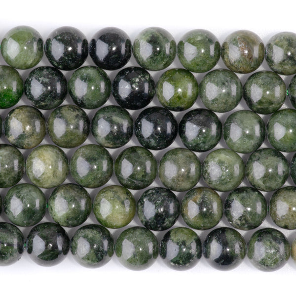 Diopside 10mm Round - 15-16 Inch
