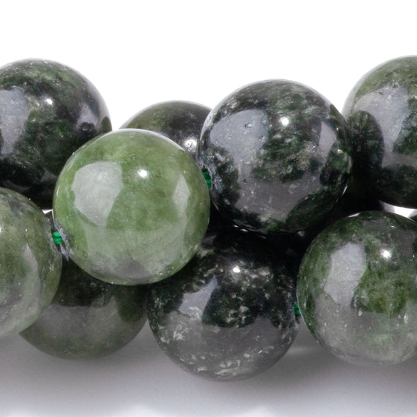 Diopside 10mm Round - 15-16 Inch