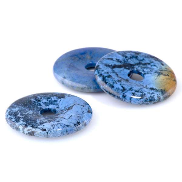 Dumortierite 40mm A Grade Donut Pendant